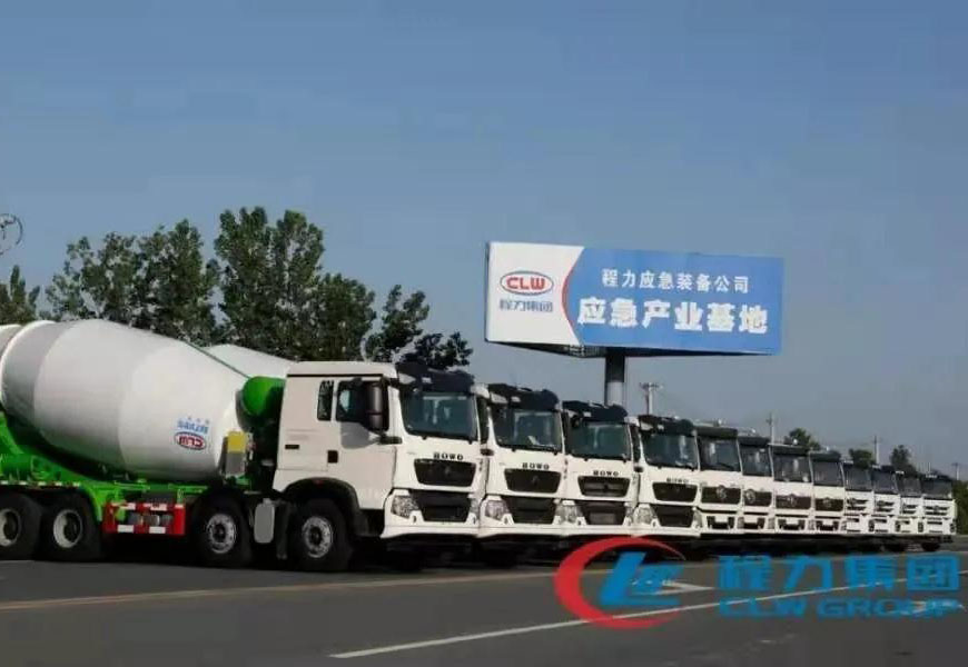 程力集團(tuán)攪拌車批量出口土庫曼斯坦